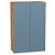 Шкаф верхний с 2-мя дверцами Фьюжн Silky Blue Дуб Вотан 920*600*320