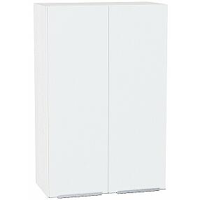 Шкаф верхний с 2-мя дверцами Фьюжн Silky White Белый 920*600*320