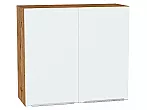 Шкаф верхний с 2-мя дверцами Фьюжн Silky White Дуб Вотан 716*800*320