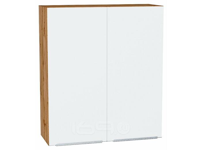 Шкаф верхний с 2-мя дверцами Фьюжн Silky White Дуб Вотан 920*800*320