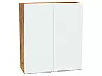 Шкаф верхний с 2-мя дверцами Фьюжн Silky White Дуб Вотан 920*800*320