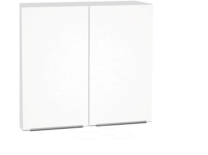 Шкаф верхний с 2-мя дверцами Фьюжн В 800 Brilliant-Белый