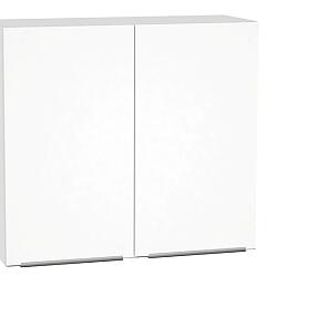 Шкаф верхний с 2-мя дверцами Фьюжн В 800 Brilliant-Белый