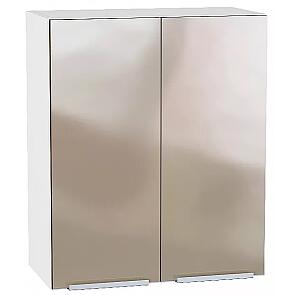 Шкаф верхний с 2-мя дверцами Фьюжн В 600 Gallant-Белый