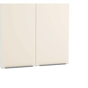 Шкаф верхний с 2-мя дверцами Фьюжн В 800 Ivory-Белый