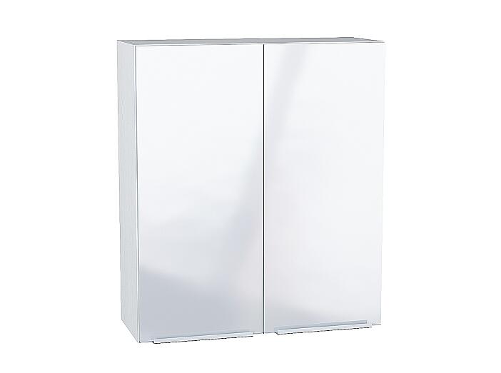 Шкаф верхний с 2-мя дверцами Фьюжн В 809 Angel-Белый