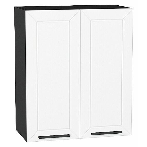 Шкаф верхний с 2-мя дверцами Глетчер Айленд Силк Graphite 716*600*318