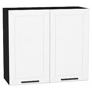 Шкаф верхний с 2-мя дверцами Глетчер Айленд Силк/Graphite 716*800*318