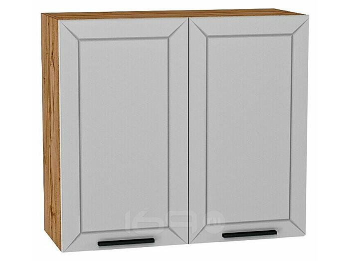 Шкаф верхний с 2-мя дверцами Глетчер Гейнсборо Силк/Дуб Вотан 716*800*318