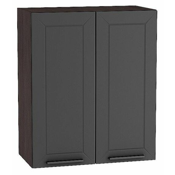 Шкаф верхний с 2-мя дверцами Глетчер Маренго Силк Graphite 920*600*318