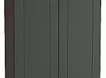 Шкаф верхний с 2-мя дверцами Глетчер Маренго Силк Graphite 716*600*318