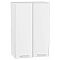 Шкаф верхний с 2-мя дверцами Квадро Белый/Белый 920*600*321 Шкаф верхний с 2-мя дверцами Квадро Белый/Белый 920*600*321