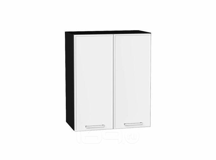 Шкаф верхний с 2-мя дверцами Квадро Белый/Graphite 716*600*321