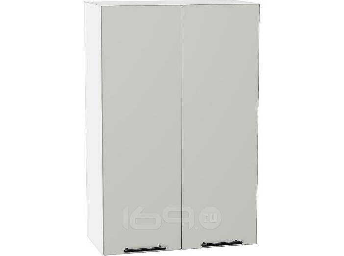 Шкаф верхний с 2-мя дверцами Лайт Special Grey/Белый 716*600*318