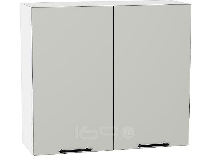 Шкаф верхний с 2-мя дверцами Лайт Special Grey/Белый 716*800*318