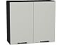 Шкаф верхний с 2-мя дверцами Лайт Special Grey/Graphite 716*800*318