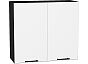 Шкаф верхний с 2-мя дверцами Лайт Special White/Graphite 716*800*318