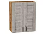 Шкаф верхний с 2-мя дверцами Лофт Cappuccino Veralinga Дуб Вотан 716*600*320