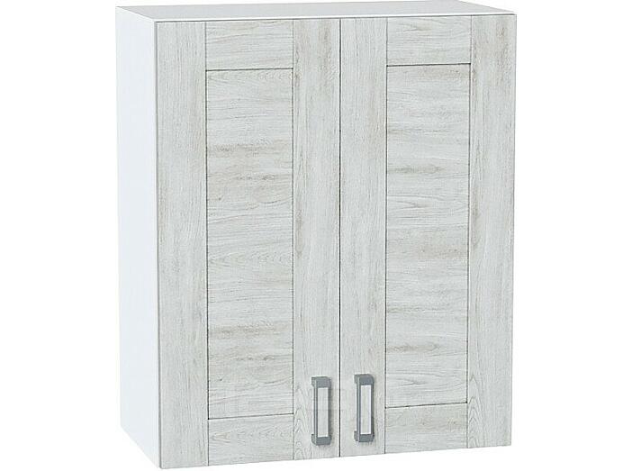 Шкаф верхний с 2-мя дверцами Лофт Nordic Oak/Белый 716*600*320