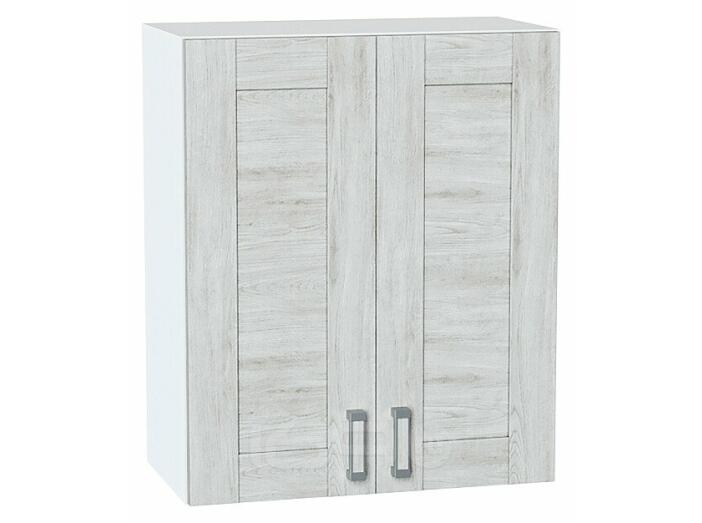 Шкаф верхний с 2-мя дверцами Лофт Nordic Oak/Белый 716*600*320