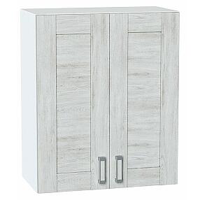 Шкаф верхний с 2-мя дверцами Лофт Nordic Oak/Белый 716*600*320