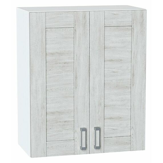 Шкаф верхний с 2-мя дверцами Лофт Nordic Oak/Белый 716*600*320