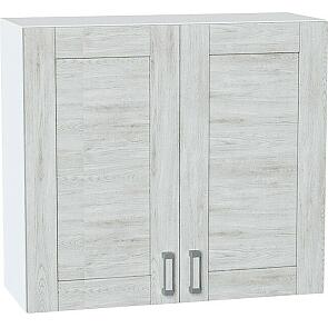 Шкаф верхний с 2-мя дверцами Лофт Nordic Oak/Белый 716*800*320