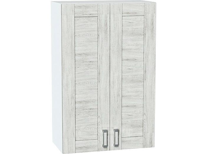 Шкаф верхний с 2-мя дверцами Лофт Nordic Oak/Белый 920*600*320