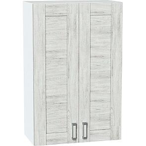 Шкаф верхний с 2-мя дверцами Лофт Nordic Oak/Белый 920*600*320
