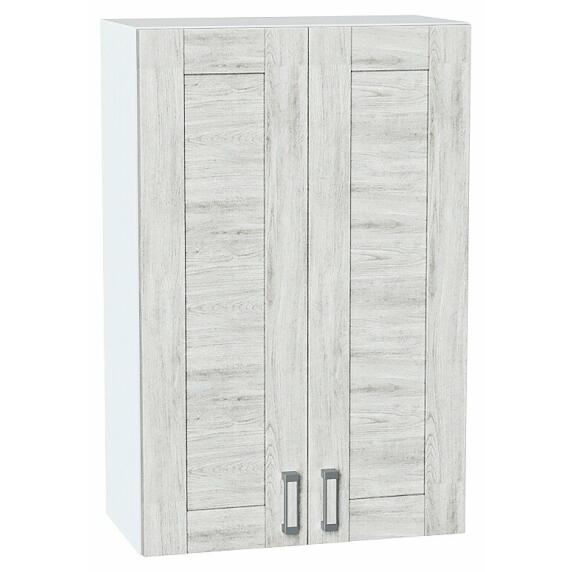 Шкаф верхний с 2-мя дверцами Лофт Nordic Oak/Белый 920*600*320