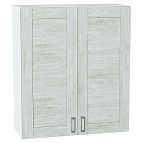 Шкаф верхний с 2-мя дверцами Лофт Nordic Oak/Белый 920*800*320
