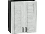 Шкаф верхний с 2-мя дверцами Лофт Nordic Oak/Graphite 716*600*320