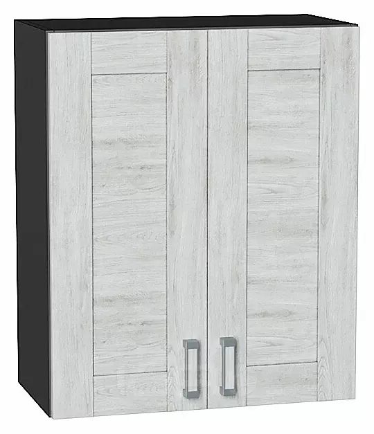 Шкаф верхний с 2-мя дверцами Лофт Nordic Oak/Graphite 716*600*320