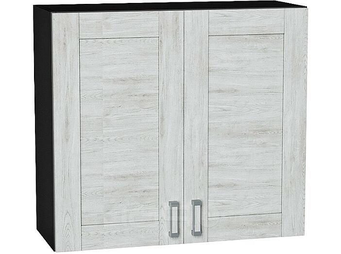 Шкаф верхний с 2-мя дверцами Лофт Nordic Oak/Graphite 716*800*320