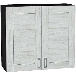 Шкаф верхний с 2-мя дверцами Лофт Nordic Oak/Graphite 716*800*320