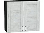 Шкаф верхний с 2-мя дверцами Лофт Nordic Oak/Graphite 716*800*320