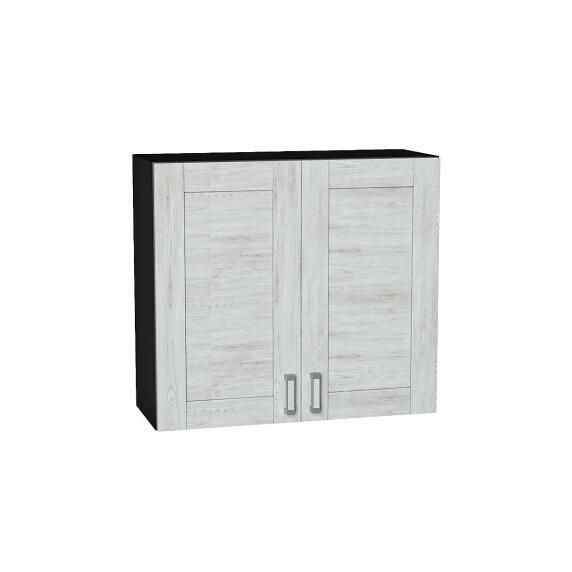 Шкаф верхний с 2-мя дверцами Лофт Nordic Oak/Graphite 716*800*320