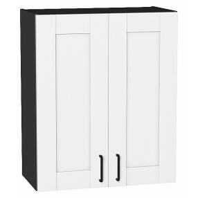 Шкаф верхний с 2-мя дверцами Лофт Super White Graphite 716*600*320