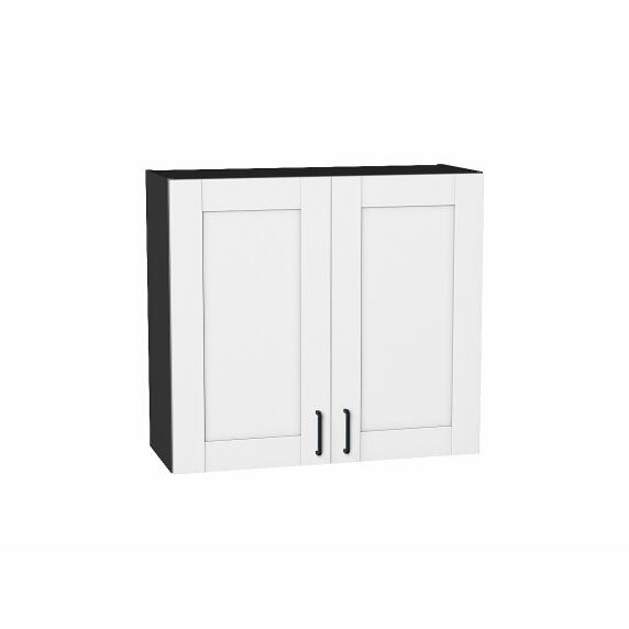 Шкаф верхний с 2-мя дверцами Лофт Super White Graphite 716*800*320
