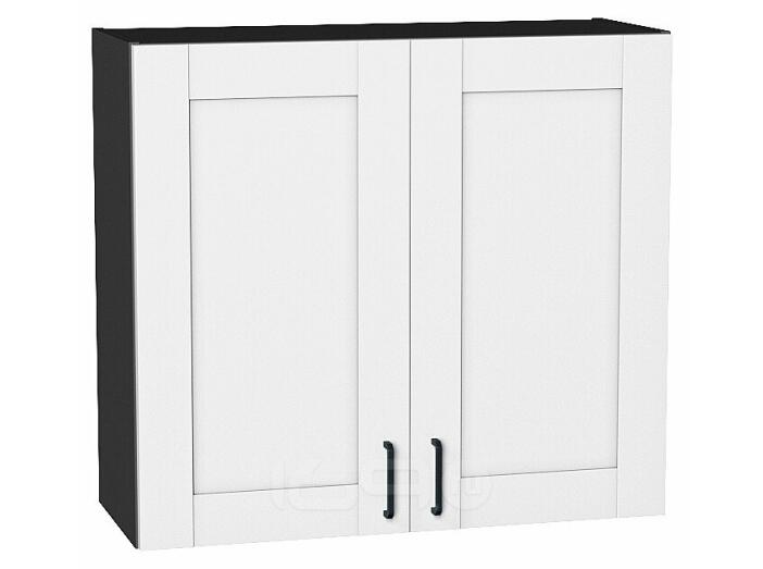Шкаф верхний с 2-мя дверцами Лофт Super White Graphite 716*800*320