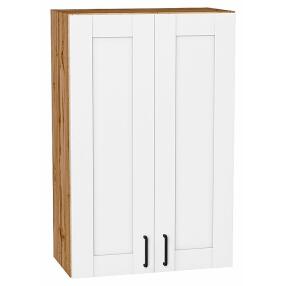 Шкаф верхний с 2-мя дверцами Лофт Super White Дуб Вотан 920*600*320