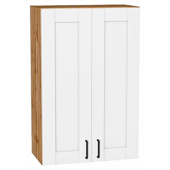 Шкаф верхний с 2-мя дверцами Лофт Super White Дуб Вотан 920*600*320