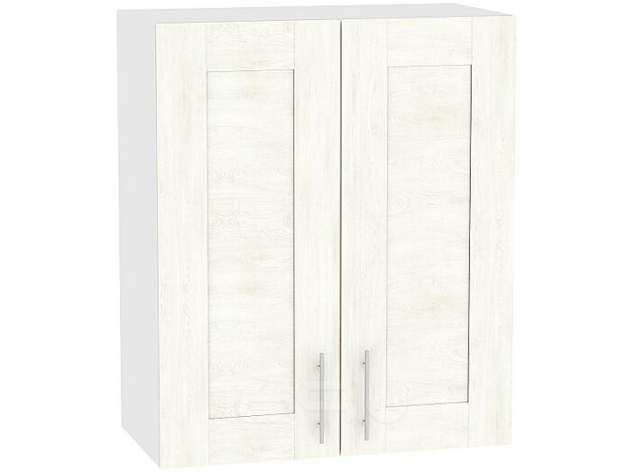 Шкаф верхний с 2-мя дверцами Лофт В 600 Nordic Oak-Белый