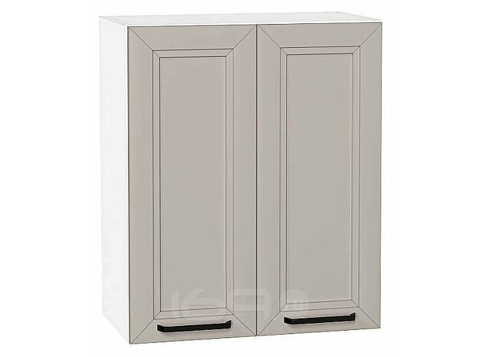 Шкаф верхний с 2-мя дверцами Нео Clay Silk/Белый 716*600*320