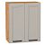 Шкаф верхний с 2-мя дверцами Нео Clay Silk/Дуб Вотан 716*600*320