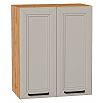 Шкаф верхний с 2-мя дверцами Нео Clay Silk/Дуб Вотан 716*600*320