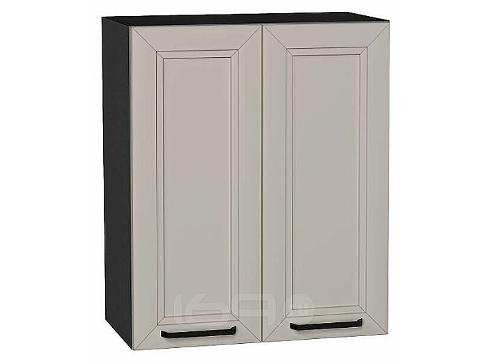 Шкаф верхний с 2-мя дверцами Нео Clay Silk/Graphite 716*600*320