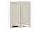 Шкаф верхний с 2-мя дверцами Нео Cream Silk/Белый 716*600*320