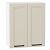 Шкаф верхний с 2-мя дверцами Нео Cream Silk/Белый 716*600*320