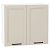 Шкаф верхний с 2-мя дверцами Нео Cream Silk/Белый 716*800*320